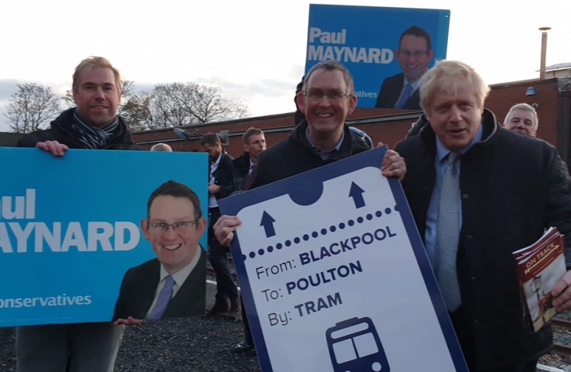 Paul with Boris at Thornton station