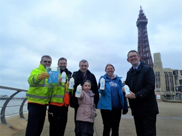 Paul Maynard MP has backed measures to protect the marine environment, include a campaign on re-usable water bottles